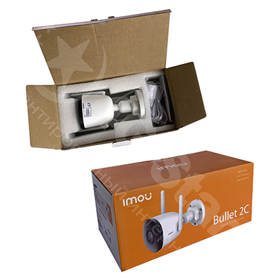 Уличная 2 Мп IP видеокамера Dahua Imou IPC-F22p, комплект поставки