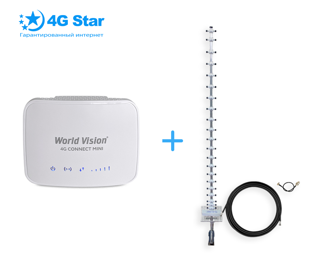 Комлект Эконом+ World Vision Connect MINI, обзор направленной антенны