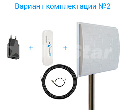 Комплект модем Huawei 8372 c панельной антенной