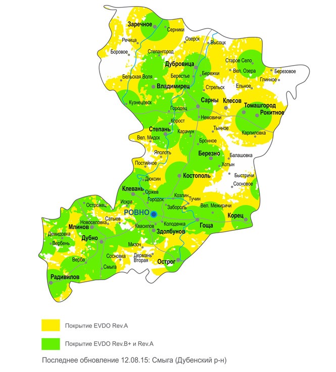 карта покрытия интертелеком Ровно карта покрытия интертелеком Ровно