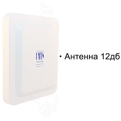 Антенна панельная для 3G модема HDSPA-2100Мгц с усилением 12Дб (ОГО Мобильный)