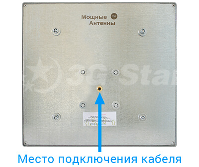 3G/4G антенна Сарма  - разъемы для подключения кабеля