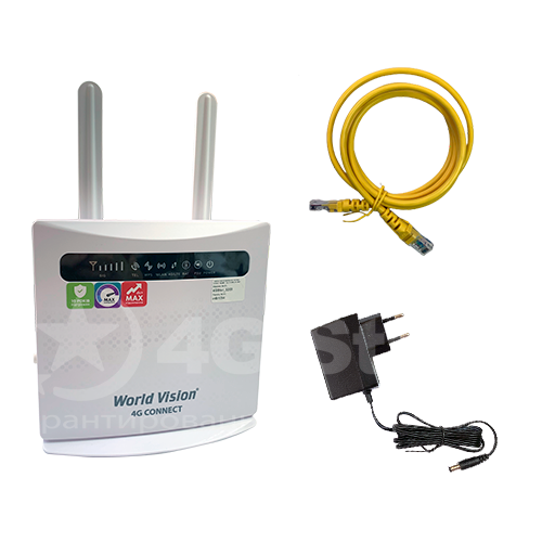 Стационарный 4G роутер World Vision 4G Connect (4G до 150 Мбит/с, мощный прием сигнала, WiFi 300 Мбит/с, автономная работа 2 часа)-2