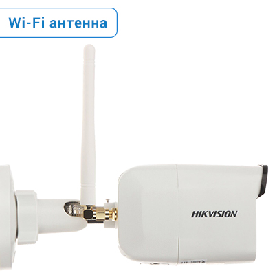 Уличная камера видеонаблюдения Hikvision DS-2CD2021G1-IDW1 - место подключения антенны