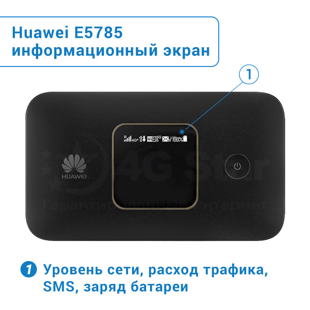 4G Wi-Fi роутер Huawei E5785 (2 выхода под антенну, до 16 подключений по Wi-Fi)-1