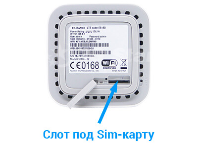 Роутер Huawei E5180s-22  - сим карта