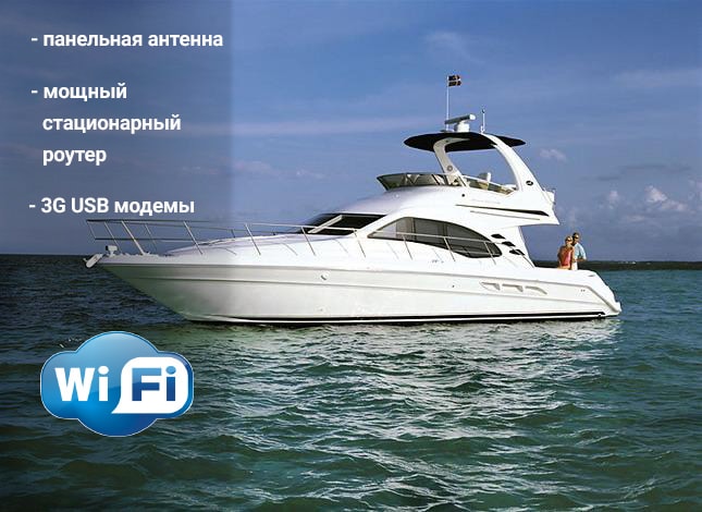 3G Интернет для корабля