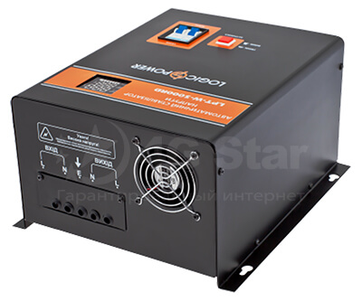 Стабилизатор напряжения LogicPower LPT-W-5000RD, подключение Стабилизатор напряжения LogicPower LPT-W-5000RD - внешний вид