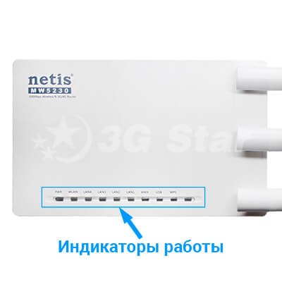 4G 3G Wi-Fi роутер Netis MW 5230 (работает на скорости до 300 Мбит/с)-2