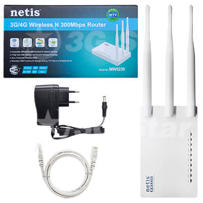 4G 3G Wi-Fi роутер Netis MW 5230 (работает на скорости до 300 Мбит/с)-4
