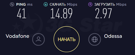 3G/4G роутер  - скорость