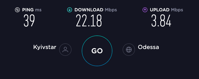 Скорость загрузки Huawei K5161