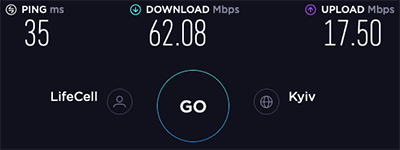 Измерение скорости интернета Huawei E5372 Huawei E5372 тест скорости интернета