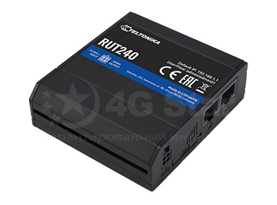 Роутер Teltonika RUT240, характеристики Роутер Teltonika RUT240 - разъемы